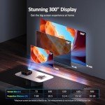 NexiGo PJ40 WiFi 1080P Projector for Mancave