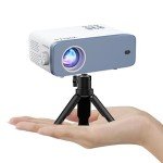 VOPLLS Mini 1080P Outdoor Movie Projector