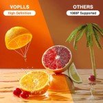 VOPLLS Mini 1080P Outdoor Movie Projector