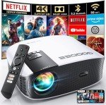 GooDee 4K Smart Projector with 5G WiFi