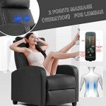 Modern Recliner Chair with Massage and Reading Features