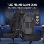 Corsair TC100 Racing-Inspired Gaming Chair - Grey/Black