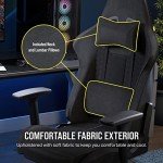 Corsair TC100 Racing-Inspired Gaming Chair - Grey/Black