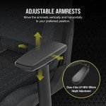 Corsair TC100 Racing-Inspired Gaming Chair - Grey/Black