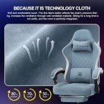 GTPLAYER Ergonomic Gaming Chair with Footrest and Lumbar Support