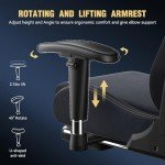 Dowinx Ergonomic Gaming Chair with Massage Support