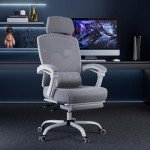 Grey High-Back Gaming and Office Chair