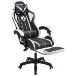 HOFFREE RGB Gaming Chair with Speakers and Massage