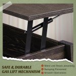 Modern Lift Top Coffee Table with Hidden Storage