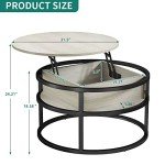 Elevate Your Space with Oak Lift-Top Coffee Table