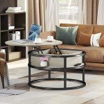Elevate Your Space with Oak Lift-Top Coffee Table