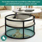 Elevate Your Space with Oak Lift-Top Coffee Table