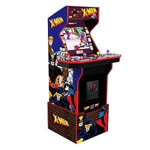 X-Men 4 Player Arcade Machine with Riser & Stool