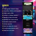 Galaga Deluxe Arcade Machine - 14 Classic Games