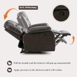 Comfortable Faux Leather Recliner Chair for Mancave