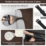 Waterproof Oversized Recliner Chair Cover - Chocolate