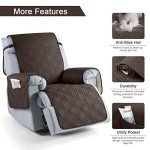 Waterproof Oversized Recliner Chair Cover - Chocolate