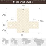 Waterproof Oversized Recliner Chair Cover - Chocolate