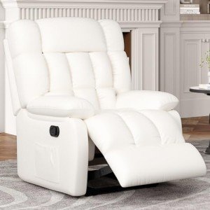 Ergonomic Recliner Rocker Chair with Footrest