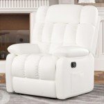 Ergonomic Recliner Rocker Chair with Footrest