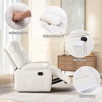 Ergonomic Recliner Rocker Chair with Footrest