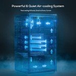 Manastin Mini Fridge Cooler for Drinks - 120 Cans