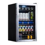 NewAir 126 Can Beverage Fridge with Glass Door