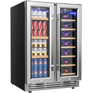 Icyglee Dual Zone Wine & Beverage Cooler