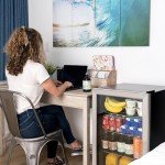 NewAir 126 Can Beverage Fridge with Glass Door