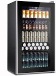 Compact Beverage Cooler for Home Bar - 130 Can