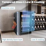Compact Beverage Cooler for Home Bar - 130 Can