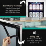 15-Inch Dual-Use Beverage Cooler for Home Bars