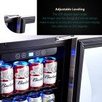 15-Inch Dual-Use Beverage Cooler for Home Bars