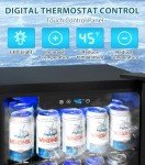 55-Can Countertop Beverage Cooler with Glass Door