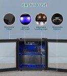 55-Can Countertop Beverage Cooler with Glass Door