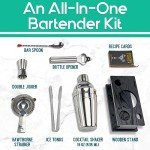 Stylish 8-Piece Cocktail Shaker Kit with Stand