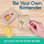 Stylish 8-Piece Cocktail Shaker Kit with Stand