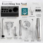 BARE BARREL® 14-Piece Bartender Cocktail Kit