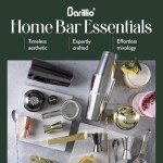 23-Piece Stainless Steel Bartender Kit with Stand