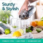 Stylish 8-Piece Cocktail Shaker Kit with Stand