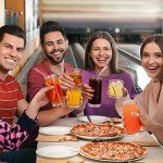 12-Pack Highball Glasses with Straws for Drinks