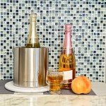 Stainless Steel Ice Bucket for Parties and Wine