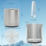 Stainless Steel Ice Bucket for Parties and Wine