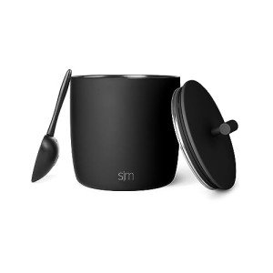 Midnight Black Insulated Ice Bucket for Entertaining