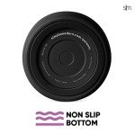 Midnight Black Insulated Ice Bucket for Entertaining