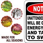 Unattended Children Will Be Given An Energy Drink and Taught to Swear Sign - Funny Room Decor for Home Bar & Man Cave, Metal Wall Art, Wall Decor - Aluminum Composite Indoor Outdoor Signs - 8.5" x 10"