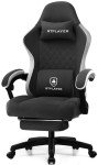 GTPLAYER Ergonomic Gaming Chair with Footrest and Support