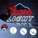 Neon Sign for Wall Décor Crs Light Neon Signs Beer Bar Home Bedroom Man Cave Office Hotel Pub Cafe Neon Light Signs with Dimmable Switch LED for Wall Decor