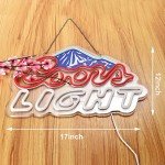 Neon Sign for Wall Décor Crs Light Neon Signs Beer Bar Home Bedroom Man Cave Office Hotel Pub Cafe Neon Light Signs with Dimmable Switch LED for Wall Decor