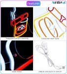 Artlast Cigarettes and Alcohol Neon Sign Cigar Neon Light Alcohol Drinks LED Sign Smoke and Wine Sign for Home Bar Man Cave Bedroom Decor